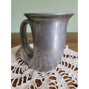 Vintage Duratale By Leonard Italy Stein Pewter Horn Mug Tankard Italy